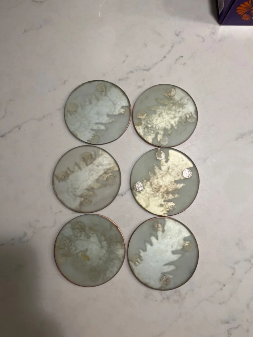 6 drink coasters